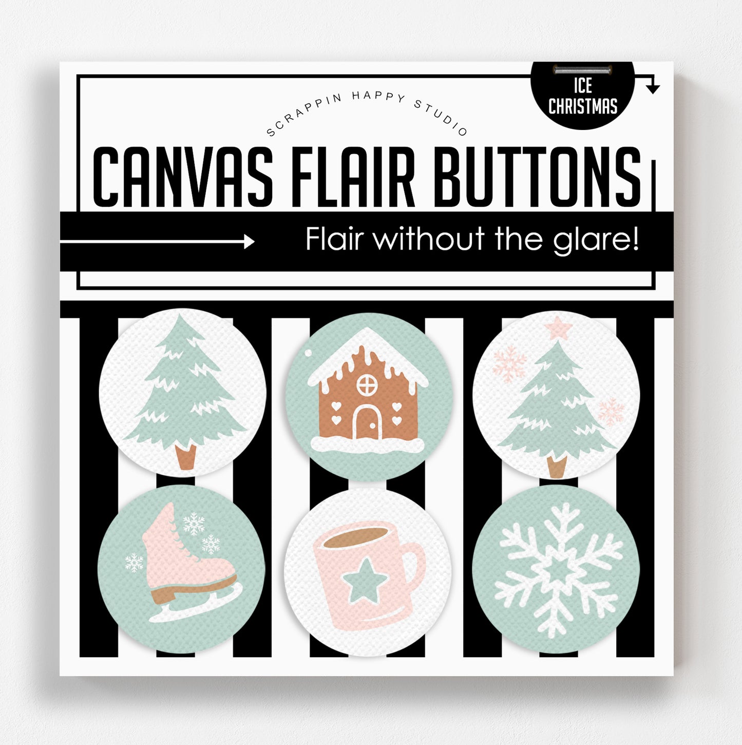 Ice Christmas Canvas Flair