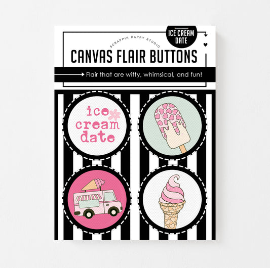 Ice Cream Date Canvas Flair
