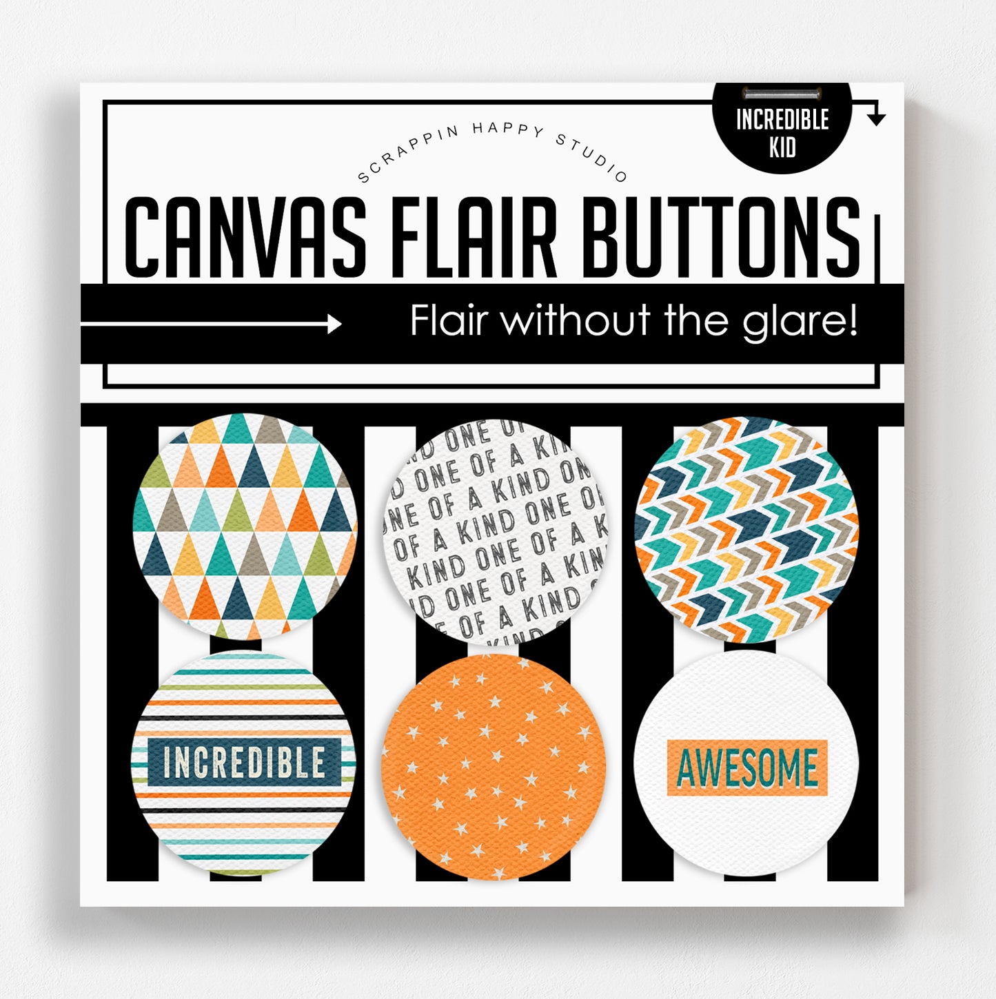 Incredible Kid Canvas Flair