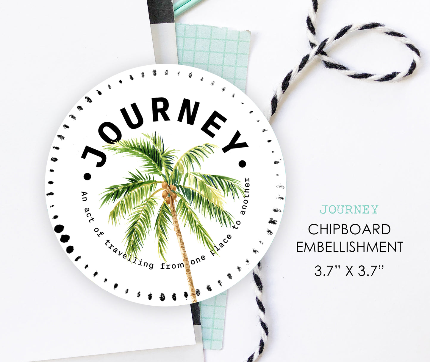 Journey Chipboard Round