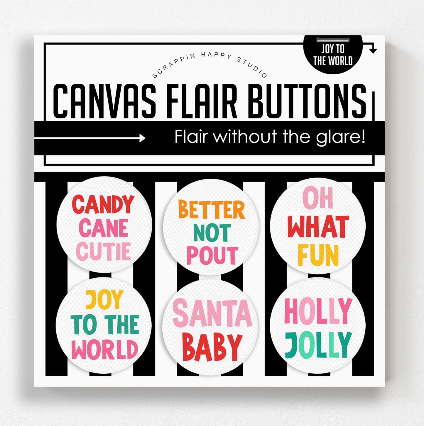 Joy To The World Canvas Flair