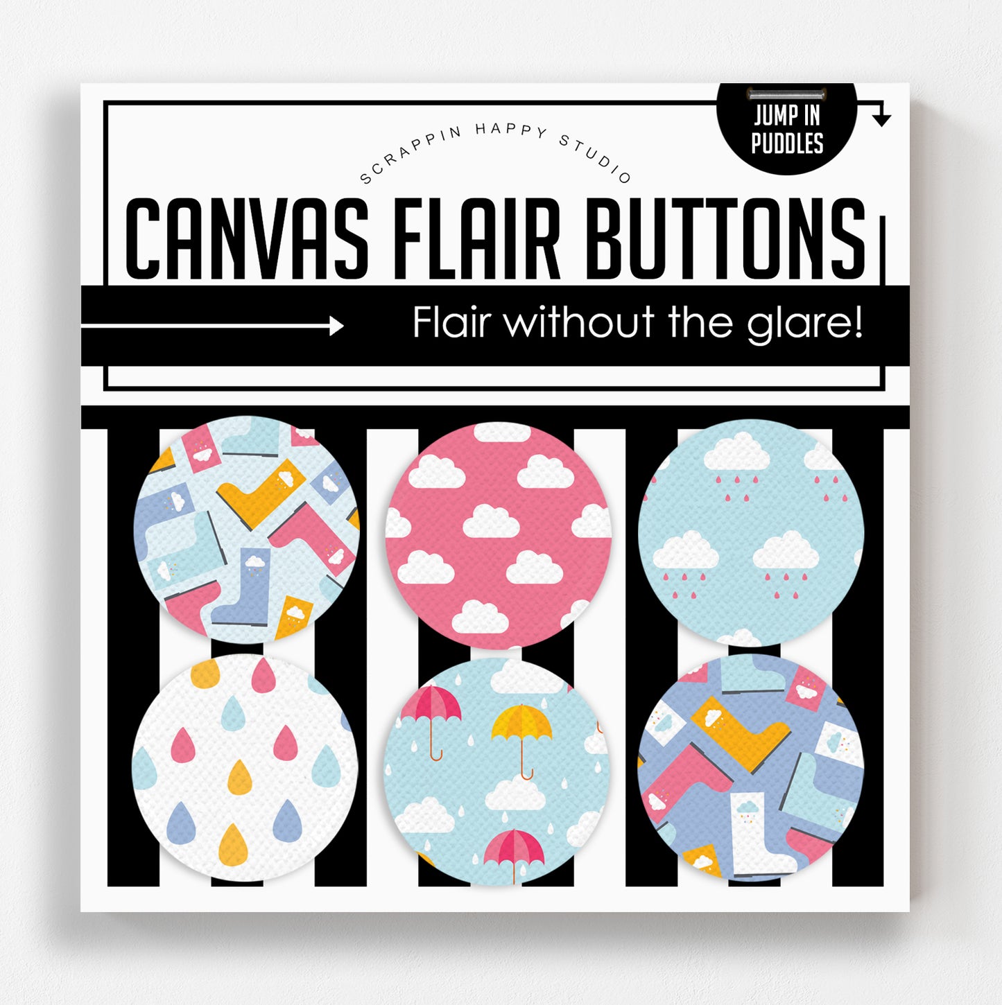 Jump In Puddles Canvas Flair