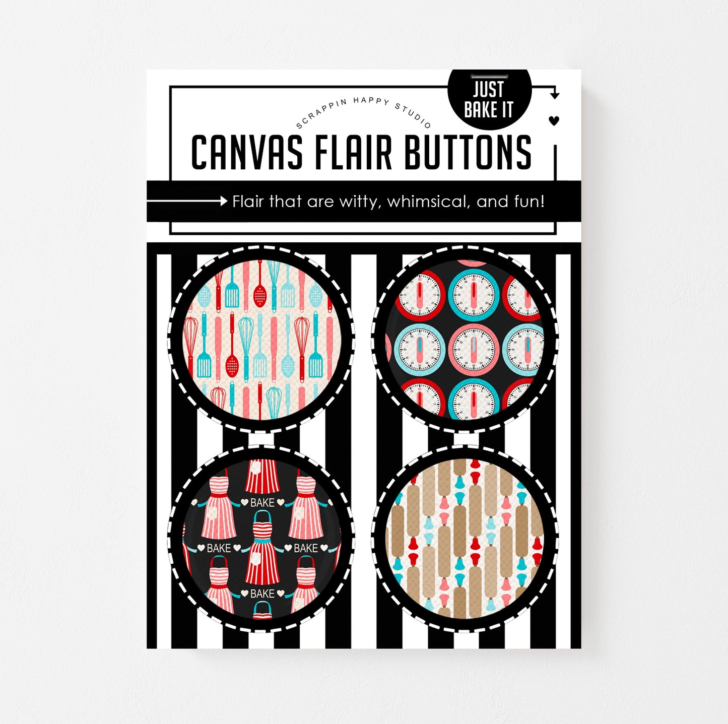 Just Bake It Canvas Flair