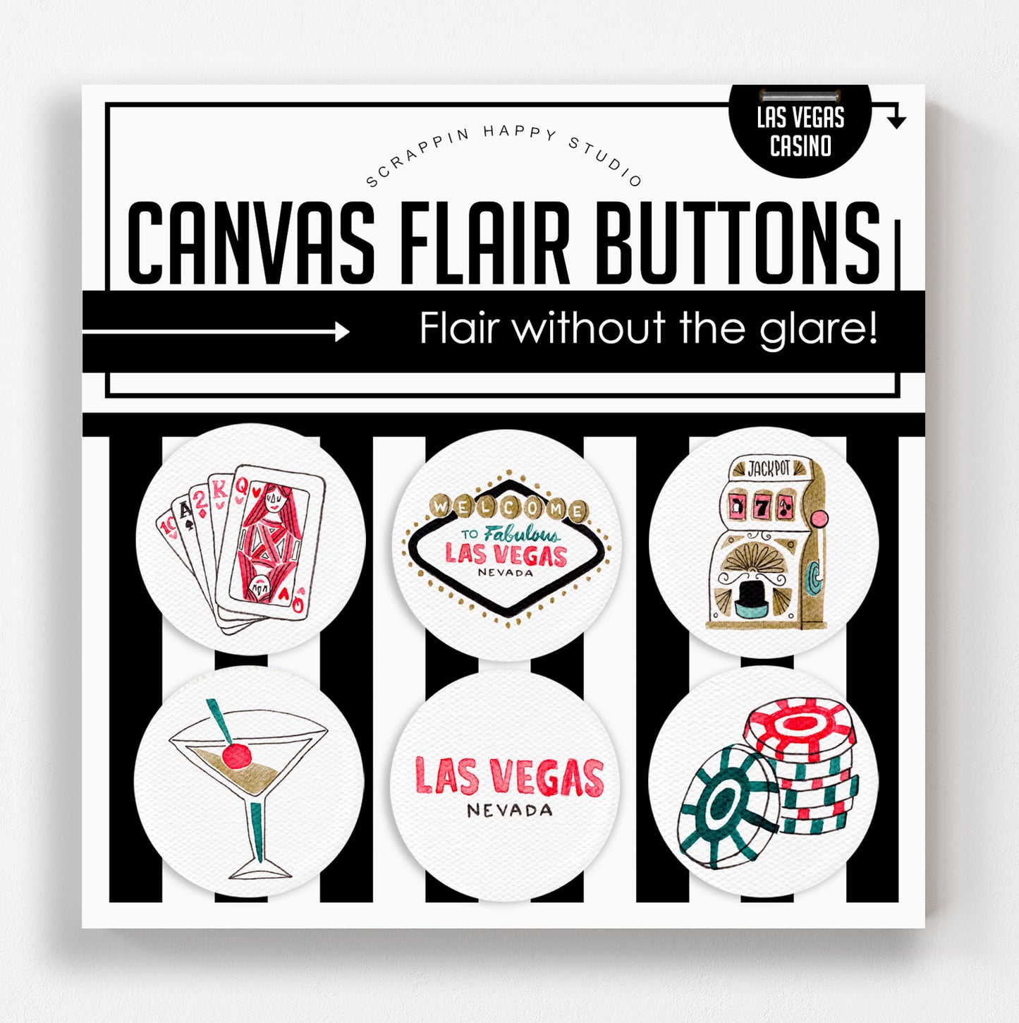 Las Vegas Casino Canvas Flair