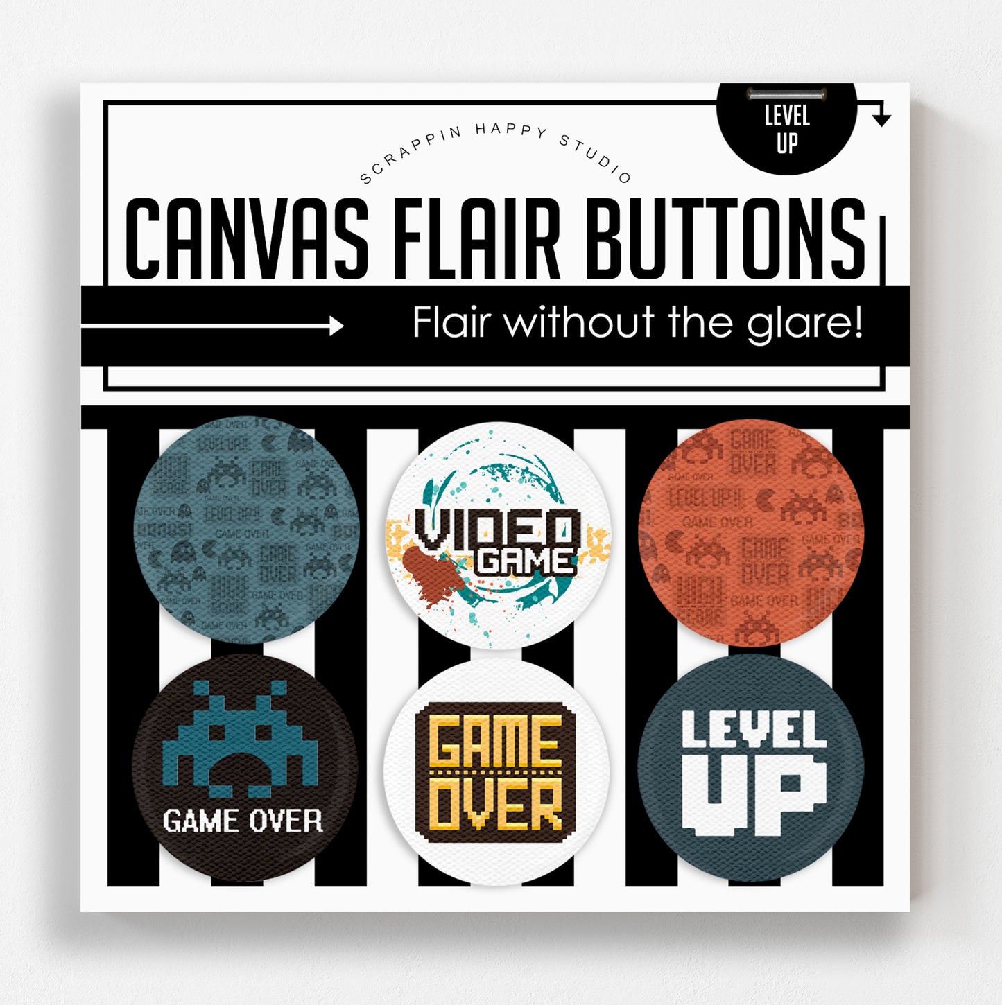 Level Up Canvas Flair