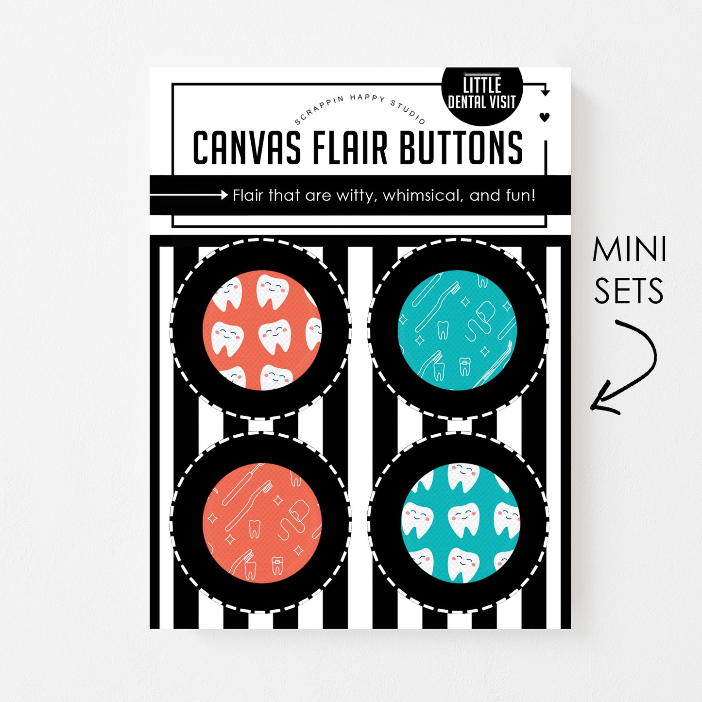 Little Dental Visit Here Canvas Flair