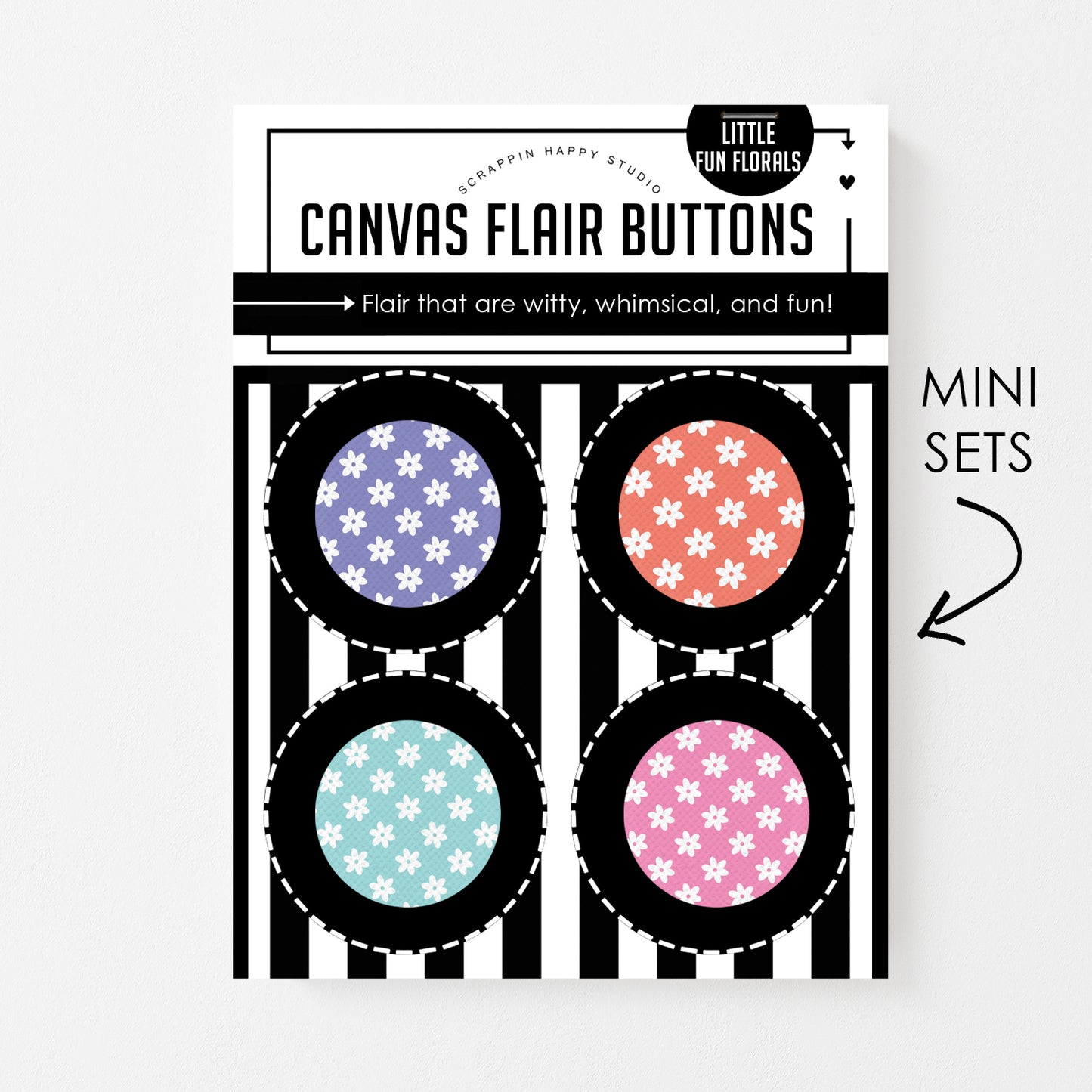 Little Fun Florals Canvas Flair