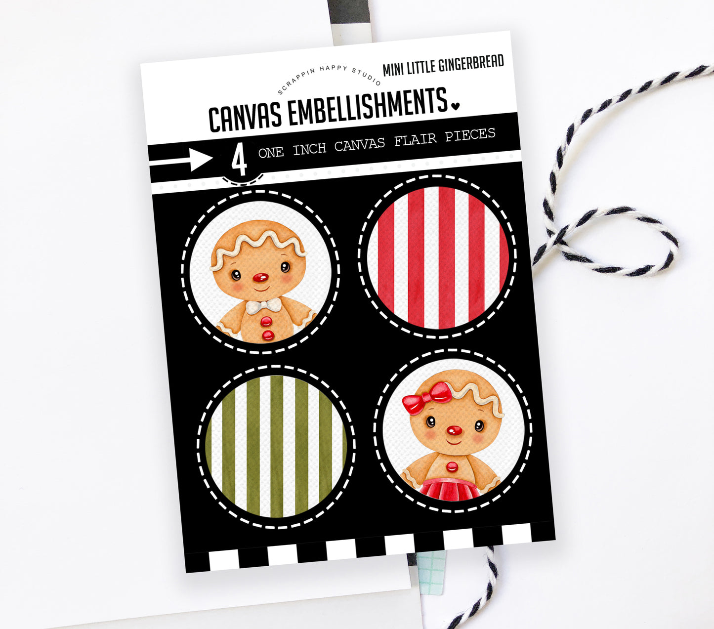 Little Gingerbread Canvas Flair