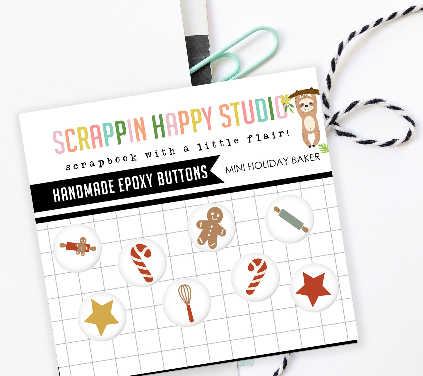 Mini Holiday Baker Epoxy Flair