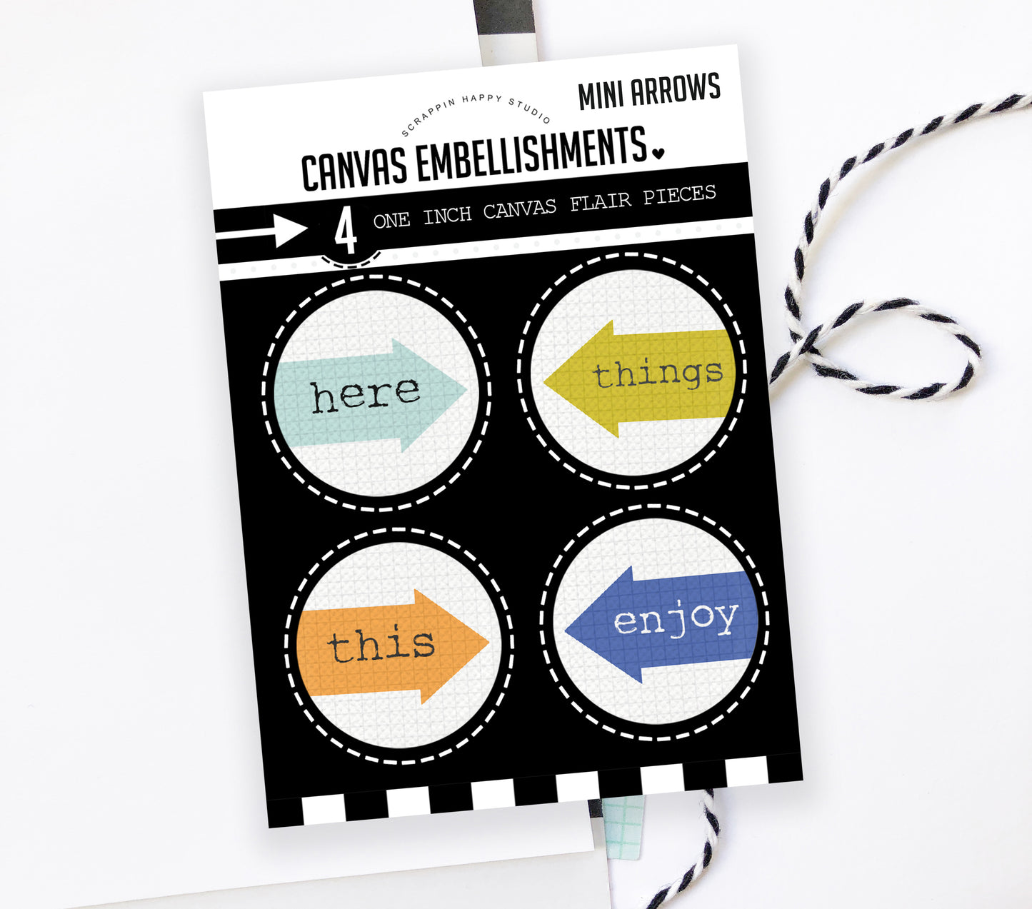Little Mini Arrows Canvas Flair