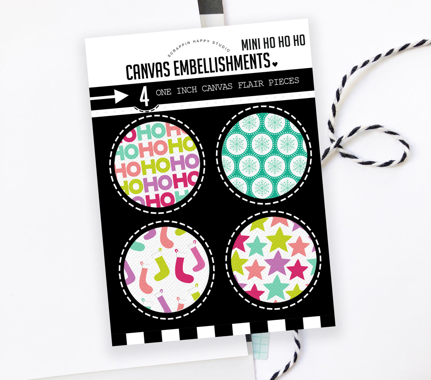 Mini Ho HO Ho Canvas Flair