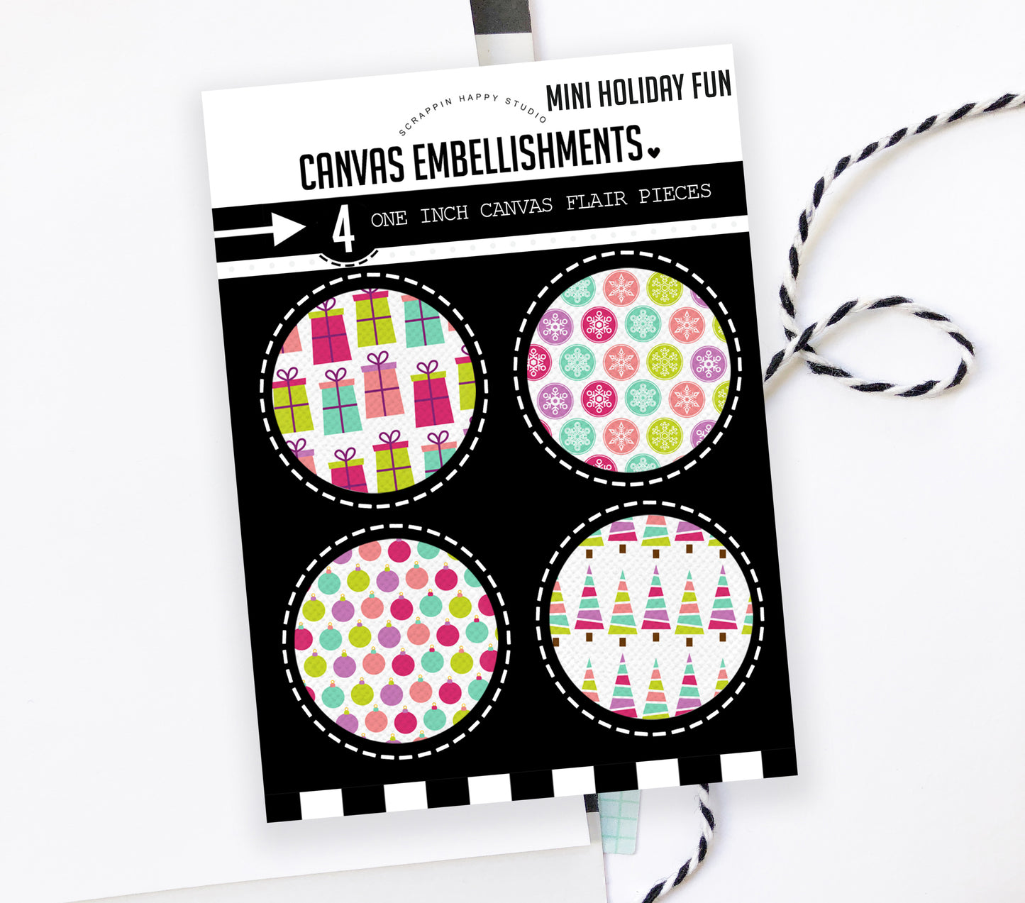Mini Holiday Fun Canvas Flair