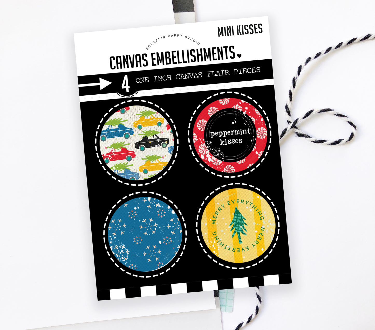 Mini Kisses Canvas Flair