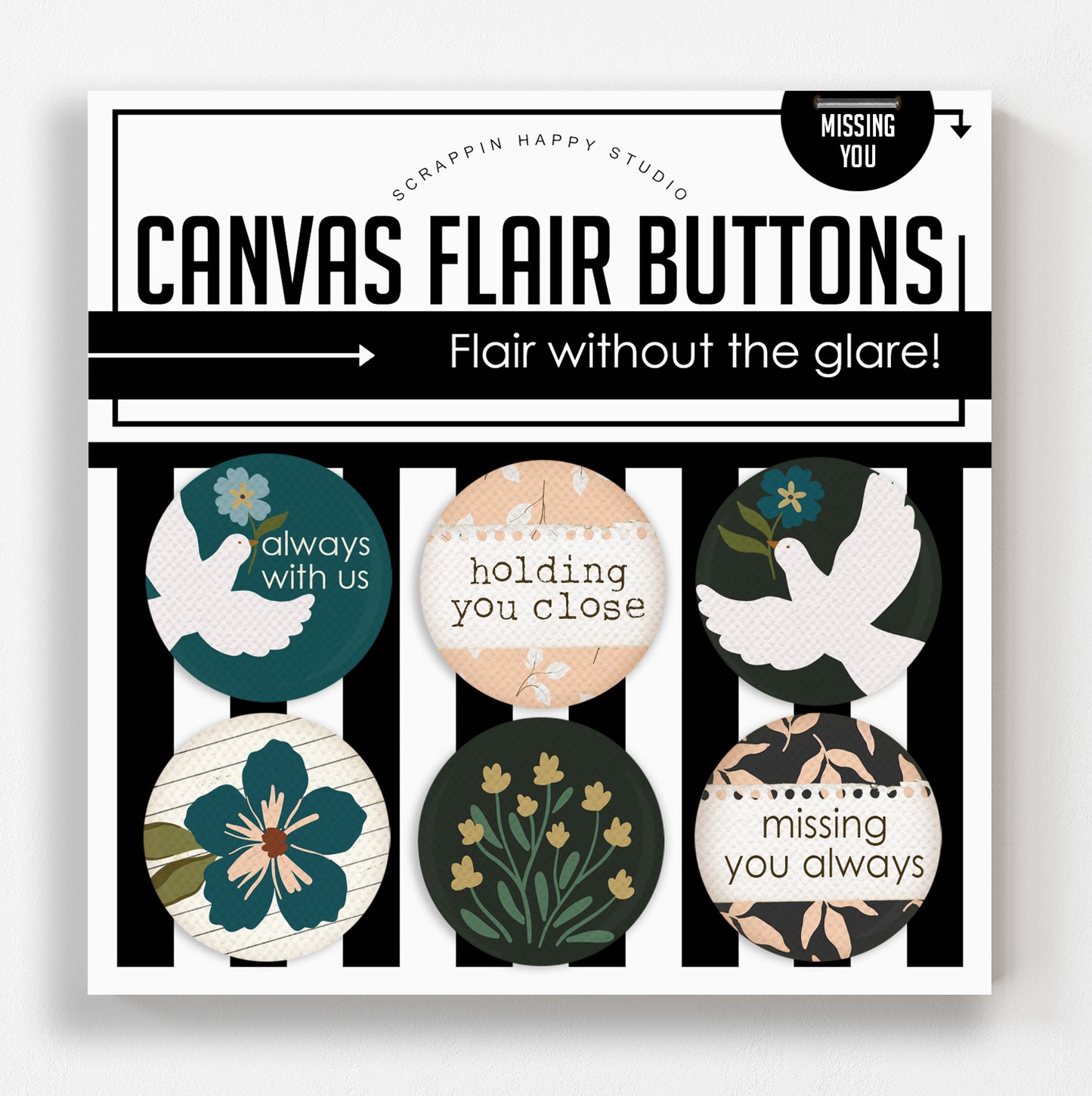 Miss You Canvas Flair