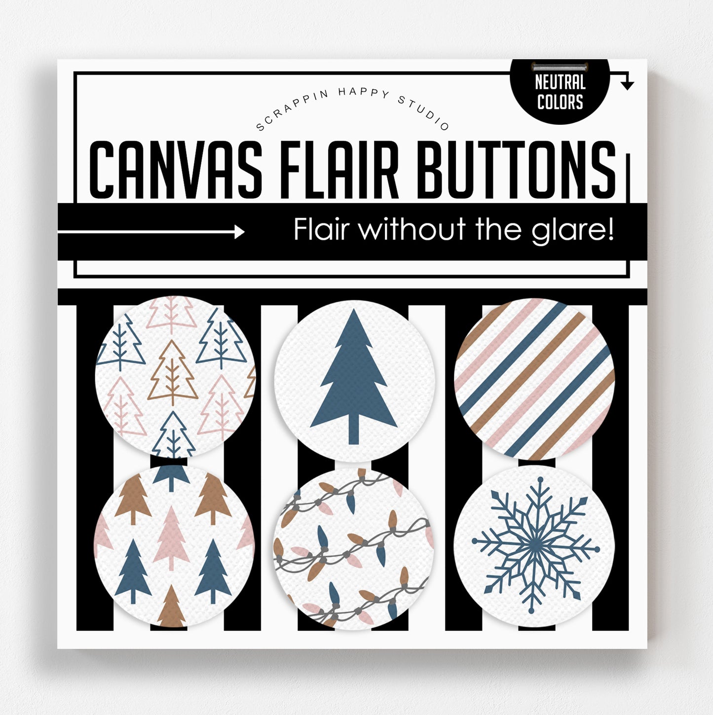 Neutral Colors Canvas Flair