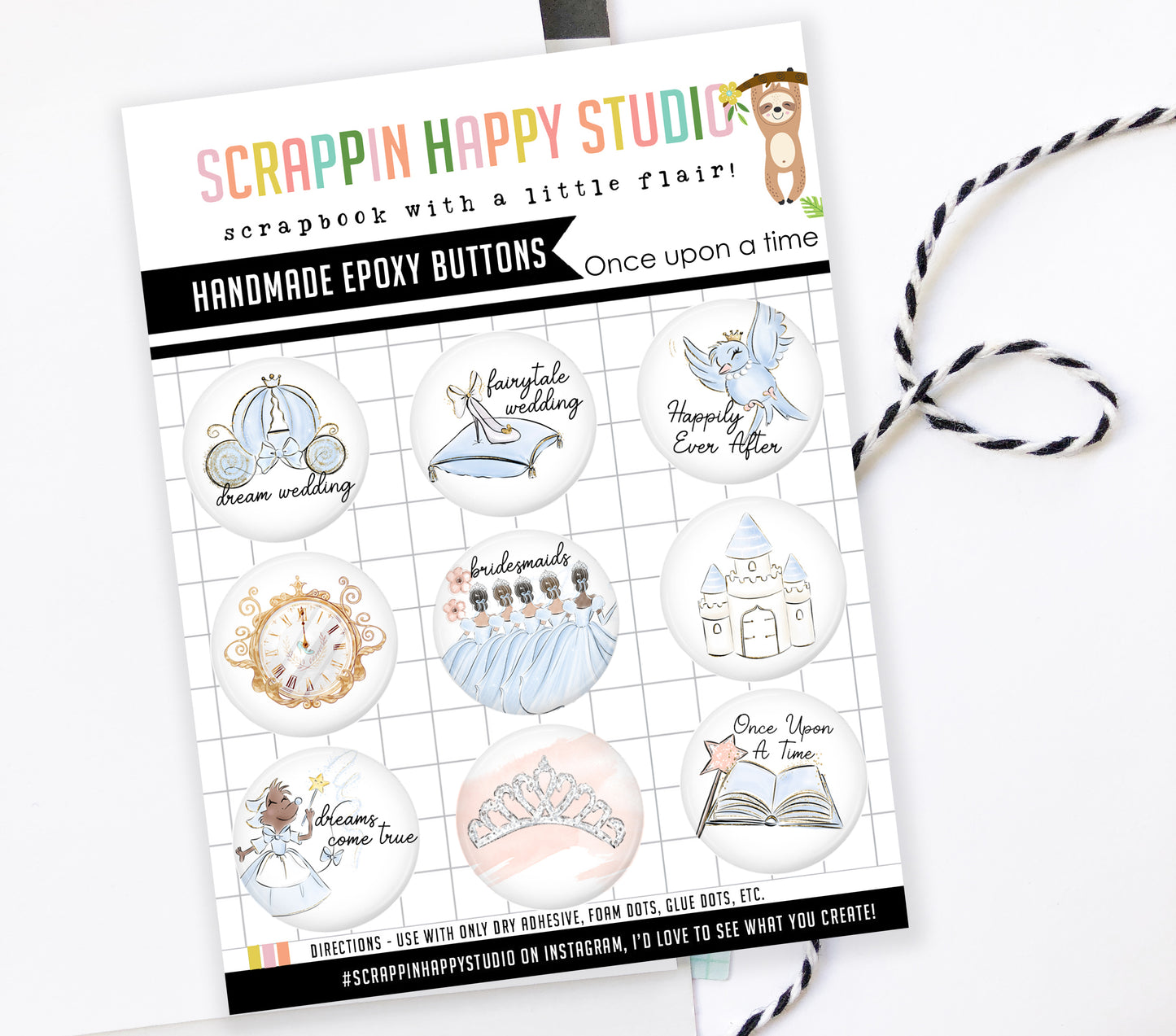 Once Upon A Time Epoxy Flair