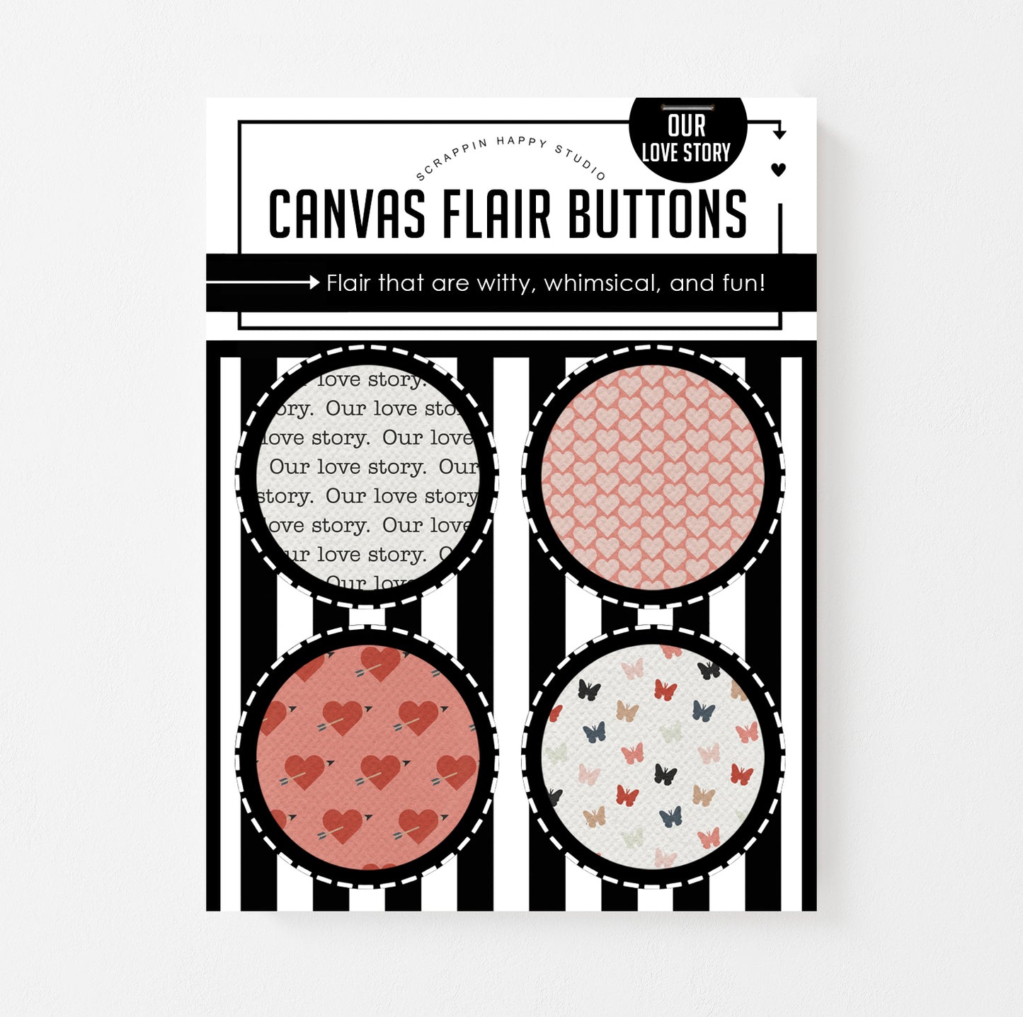 Our love Story Canvas Flair