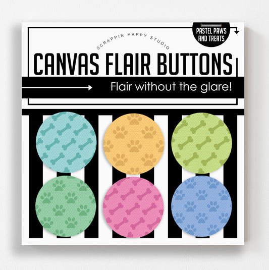 Pastel Paws And Treats Canvas Flair