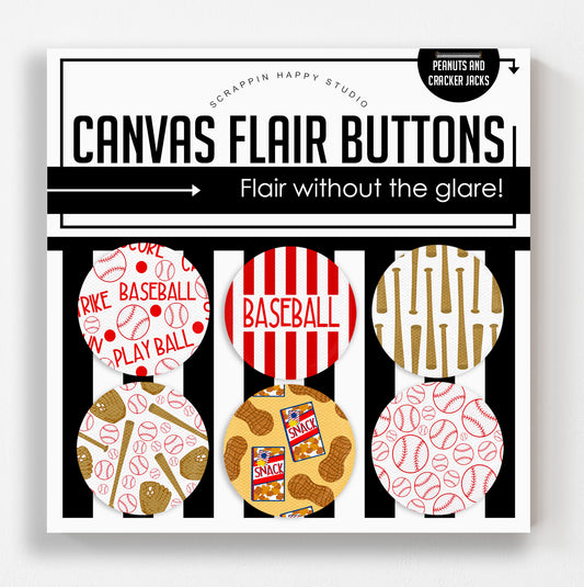 Peanuts And Cracker Jacks Canvas Flair
