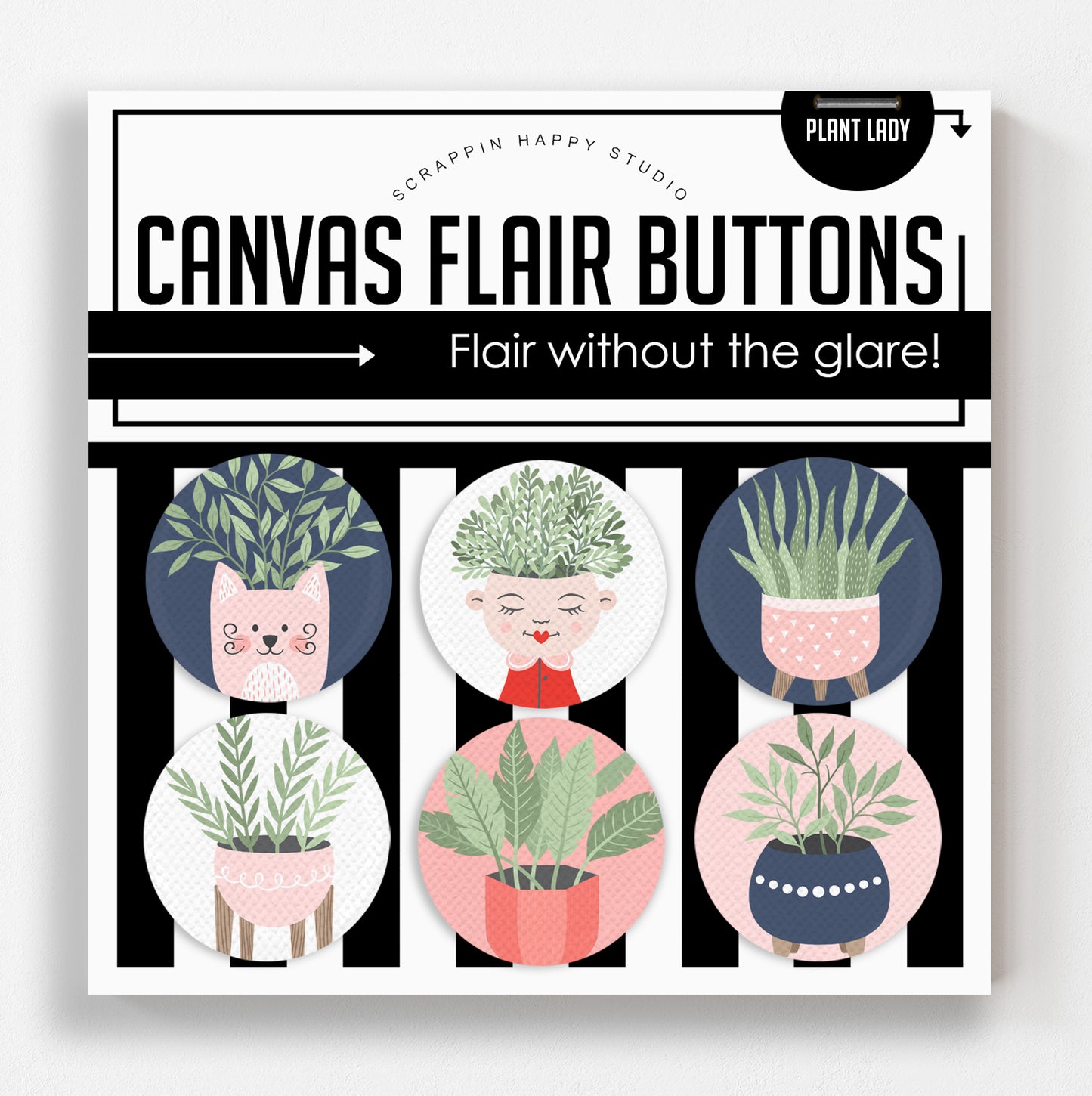 Plant Lady Canvas Flair