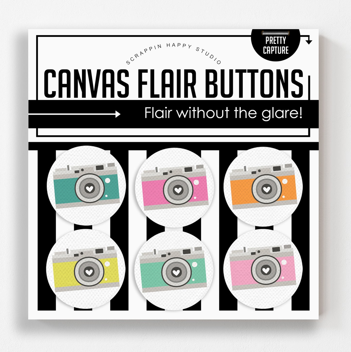 Pretty Capture Flair Buttons