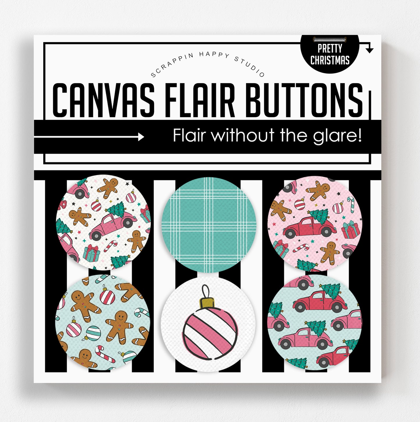 Pretty Christmas Canvas Flair