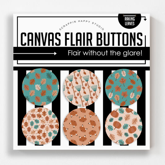 Raking Leaves Canvas Flair