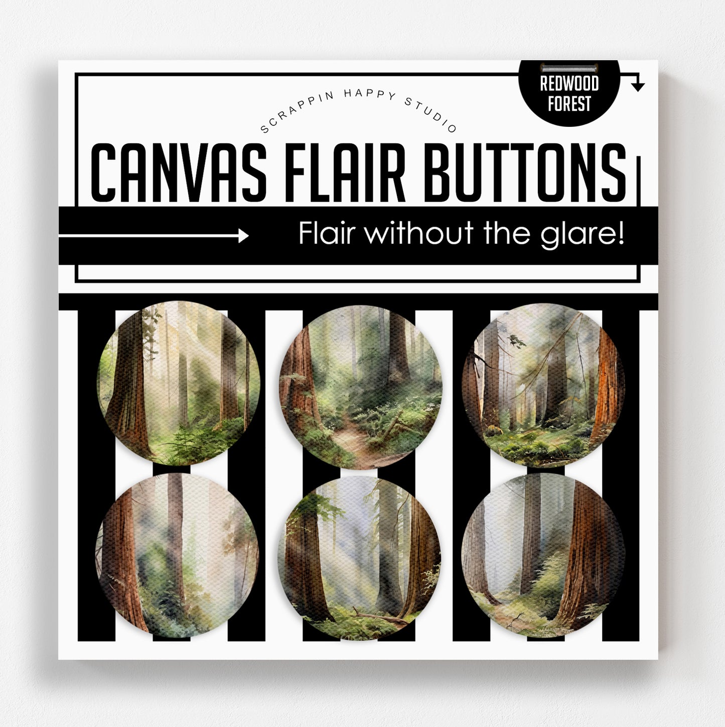 Redwood Forest Canvas Flair