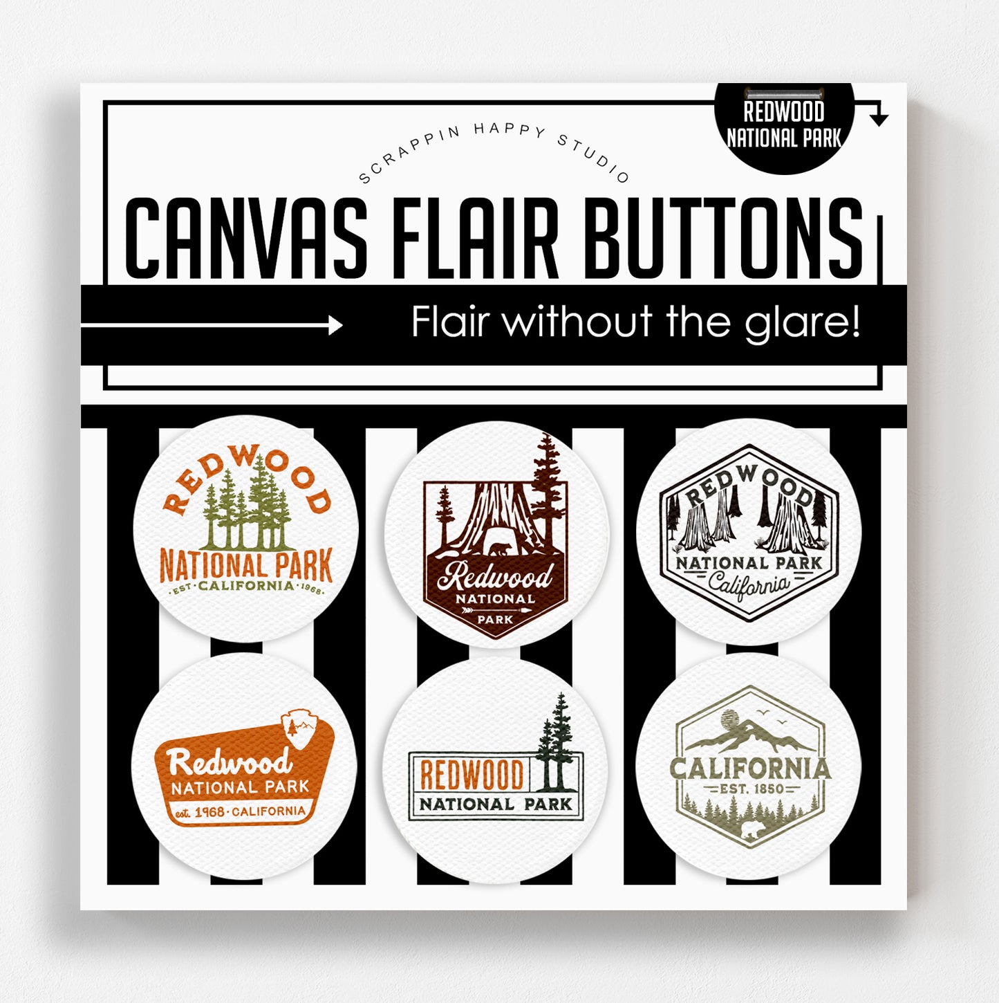 Redwoods National Park Canvas Flair