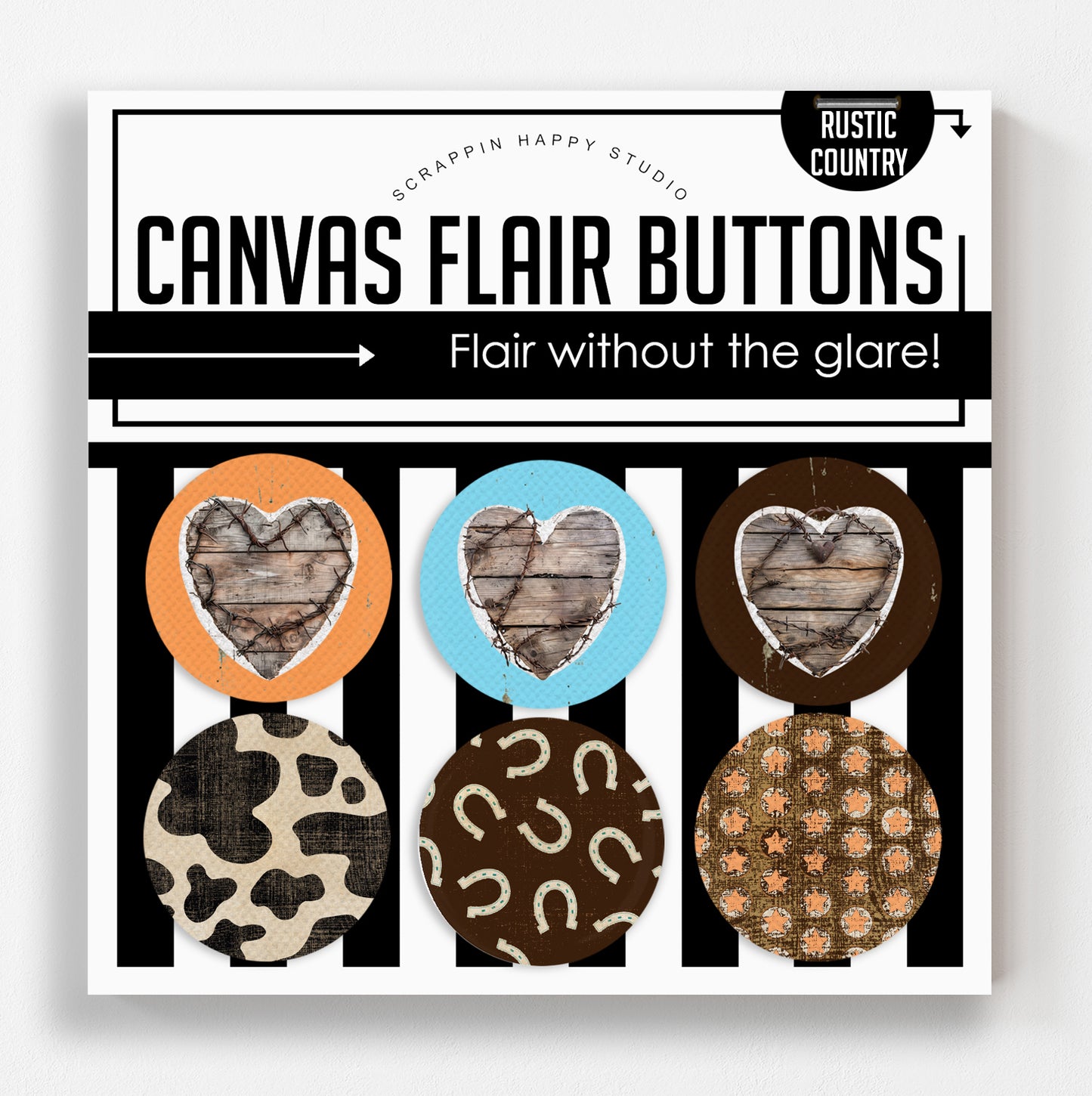 Rustic Country Canvas Flair