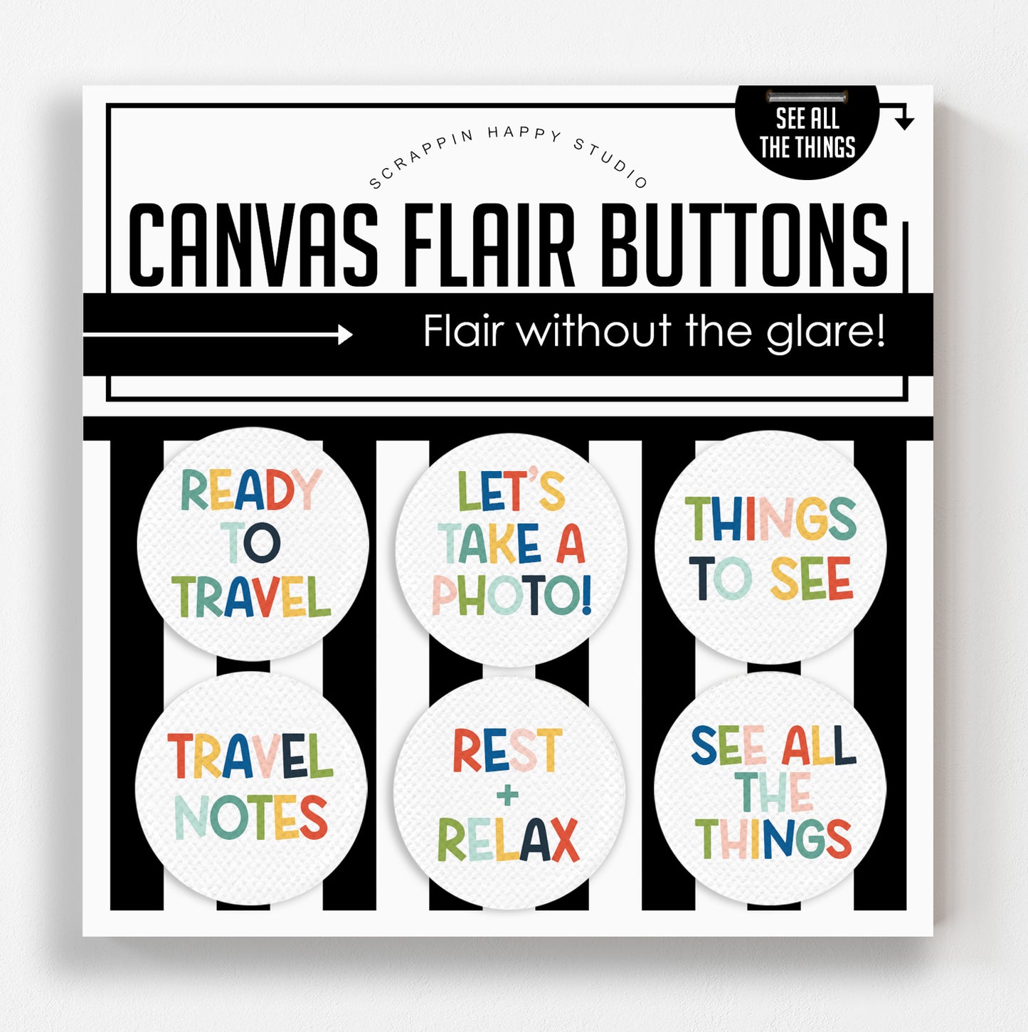 See All The Things Canvas Flair
