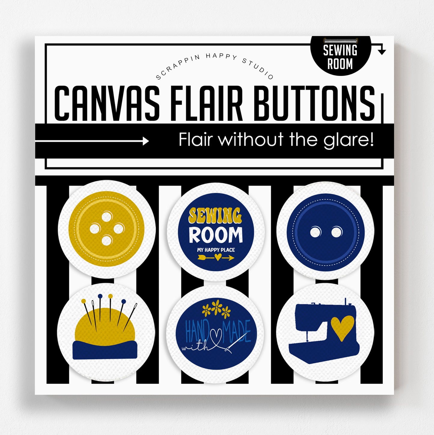 Sewing Room Canvas Flair