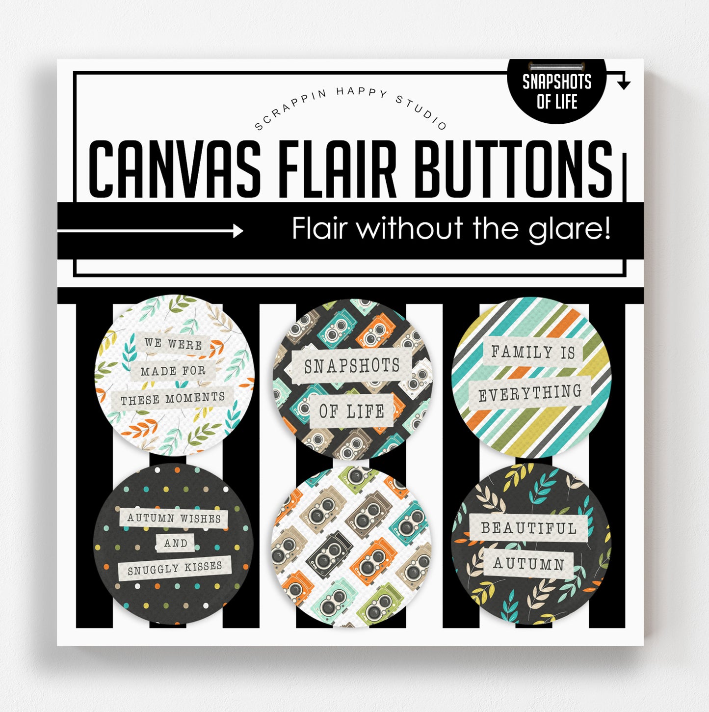 Snapshots Of Life Canvas Flair