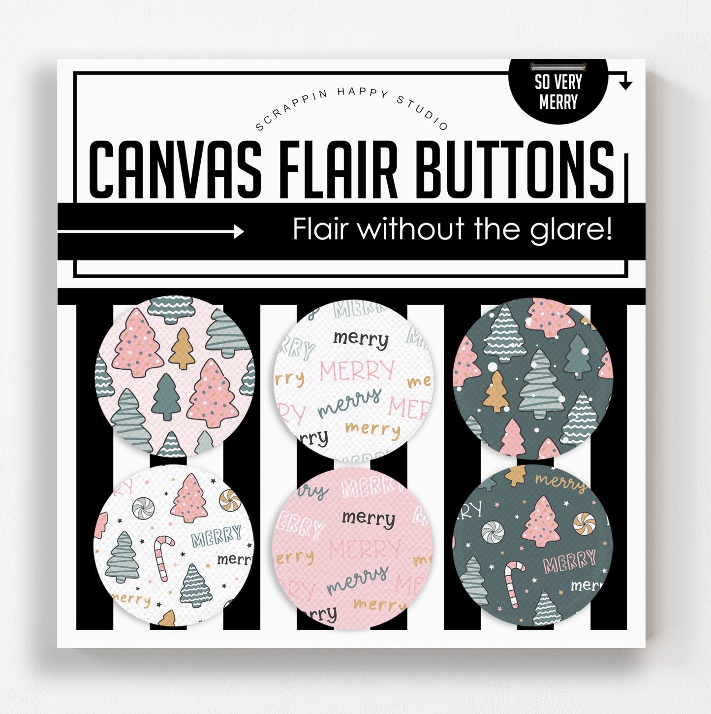 So Very Merry Canvas Flair