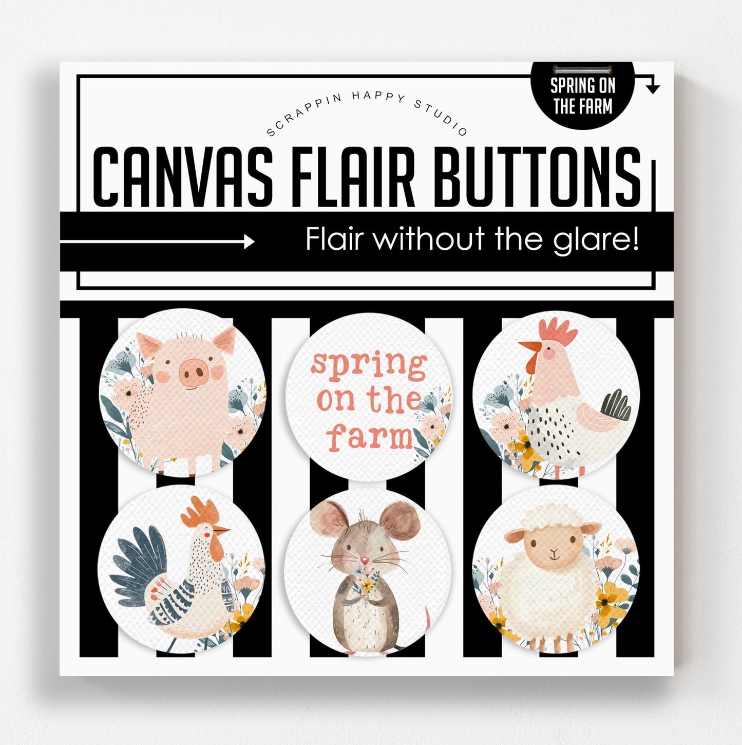 Spring On The Farm Canvas Flair