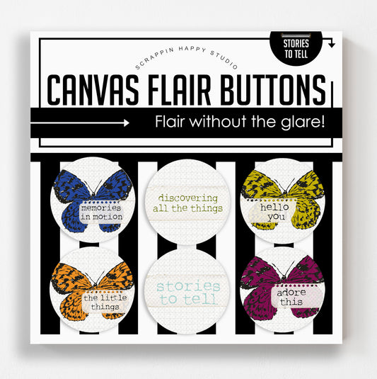 Stories To Tell Canvas Flair
