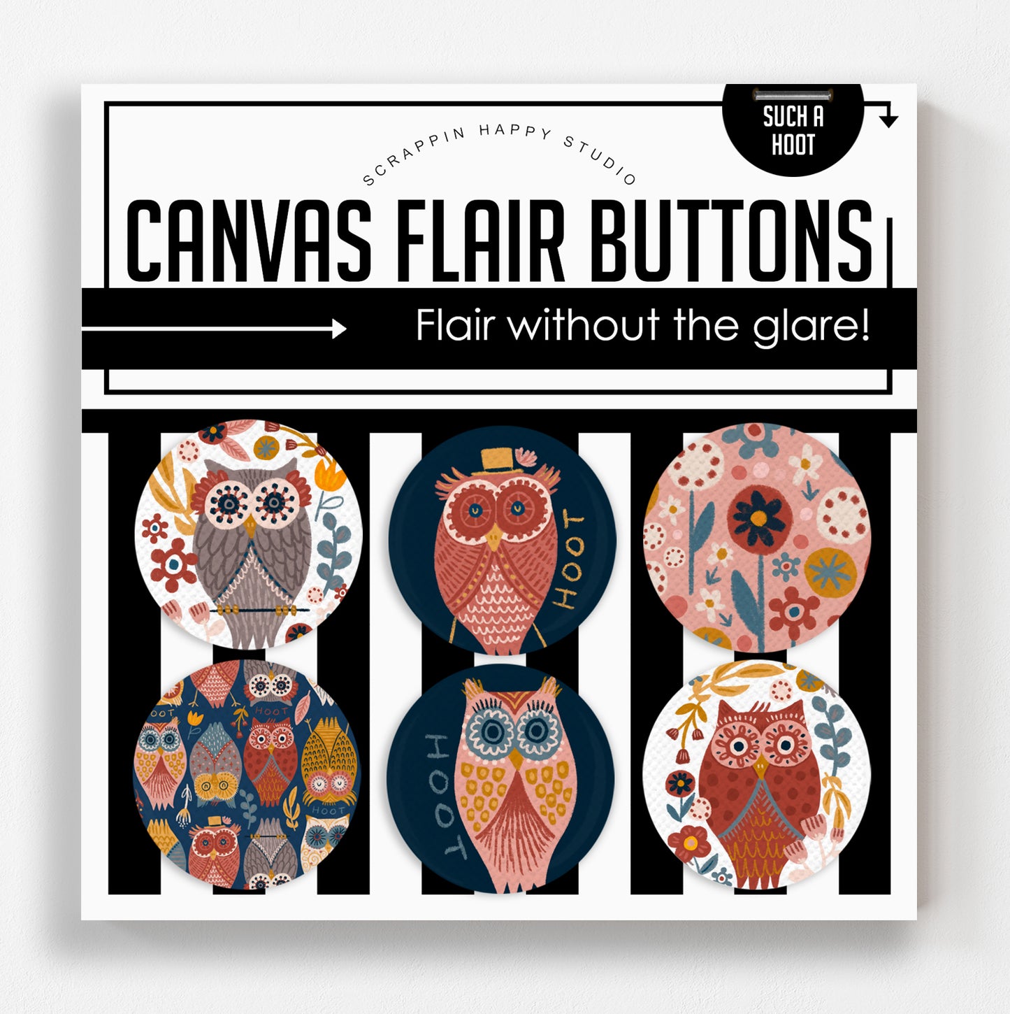 Such A Hoot Canvas Flair