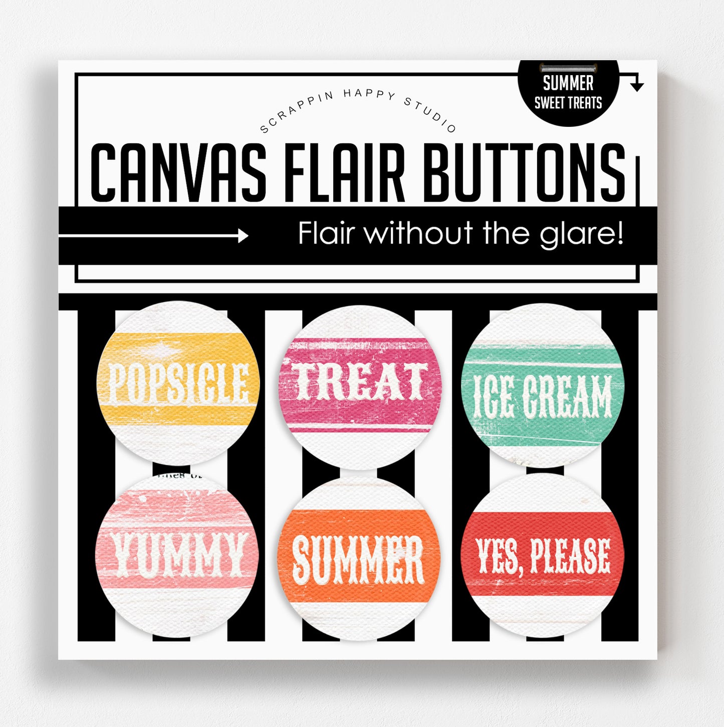 Summer Sweet Treats Canvas Flair