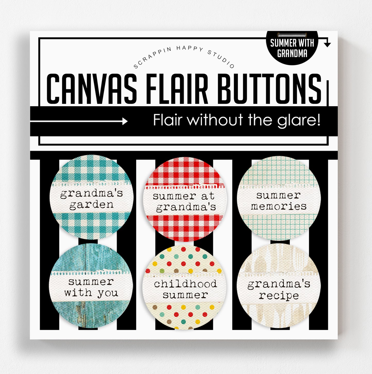 Summer With Grandma Canvas Flair