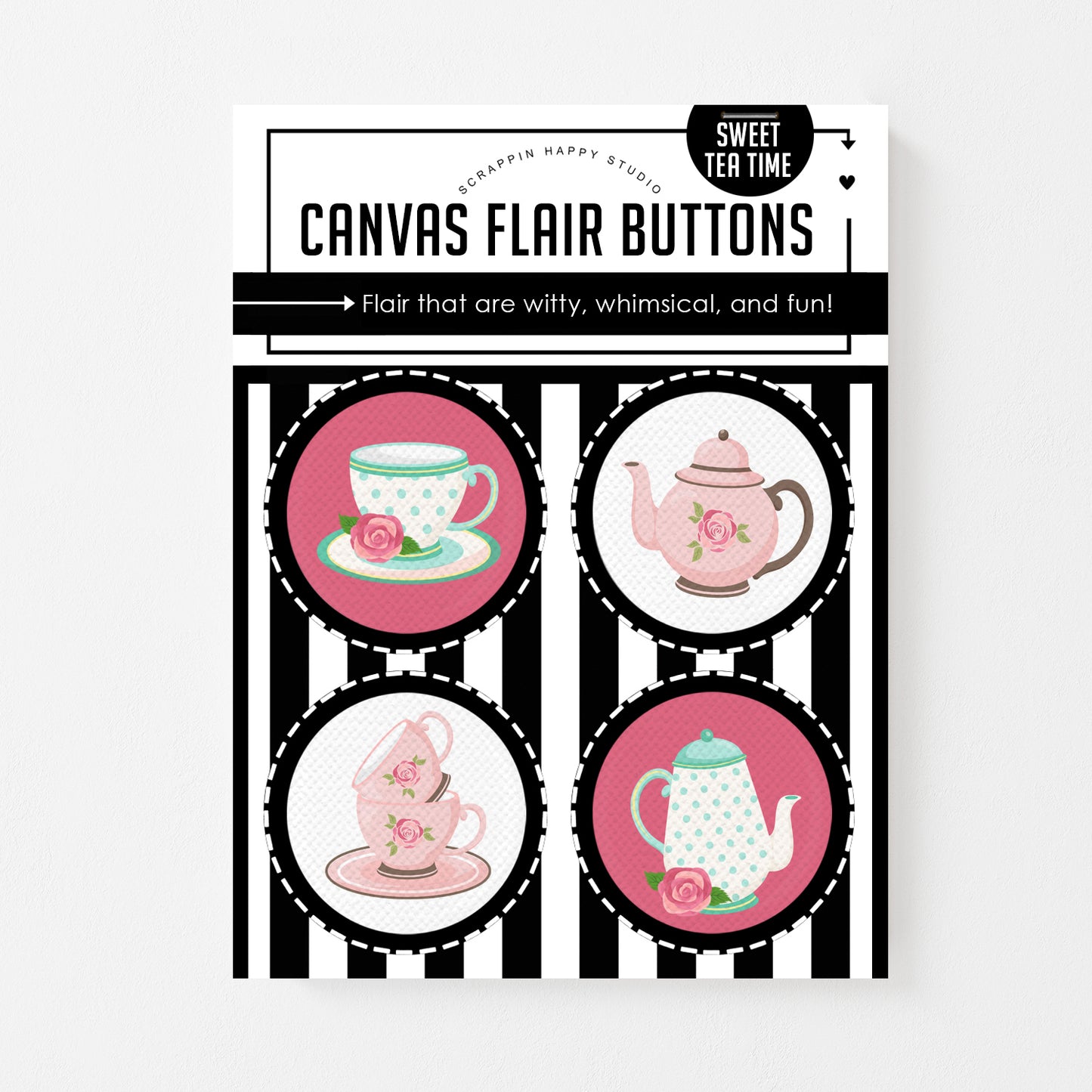 Sweet Teatime Canvas Flair