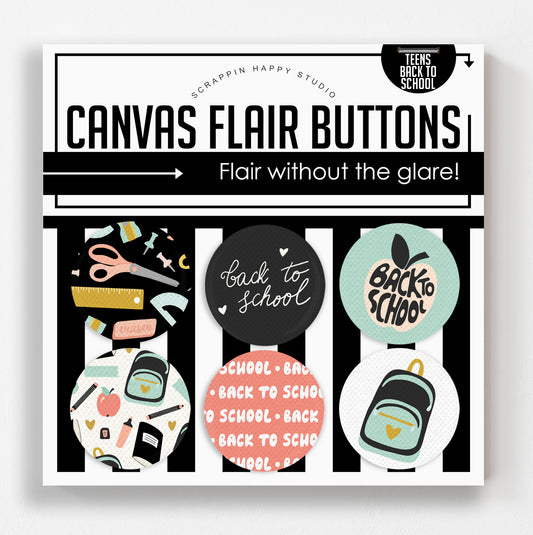 Teens Back To School Canvas Flair