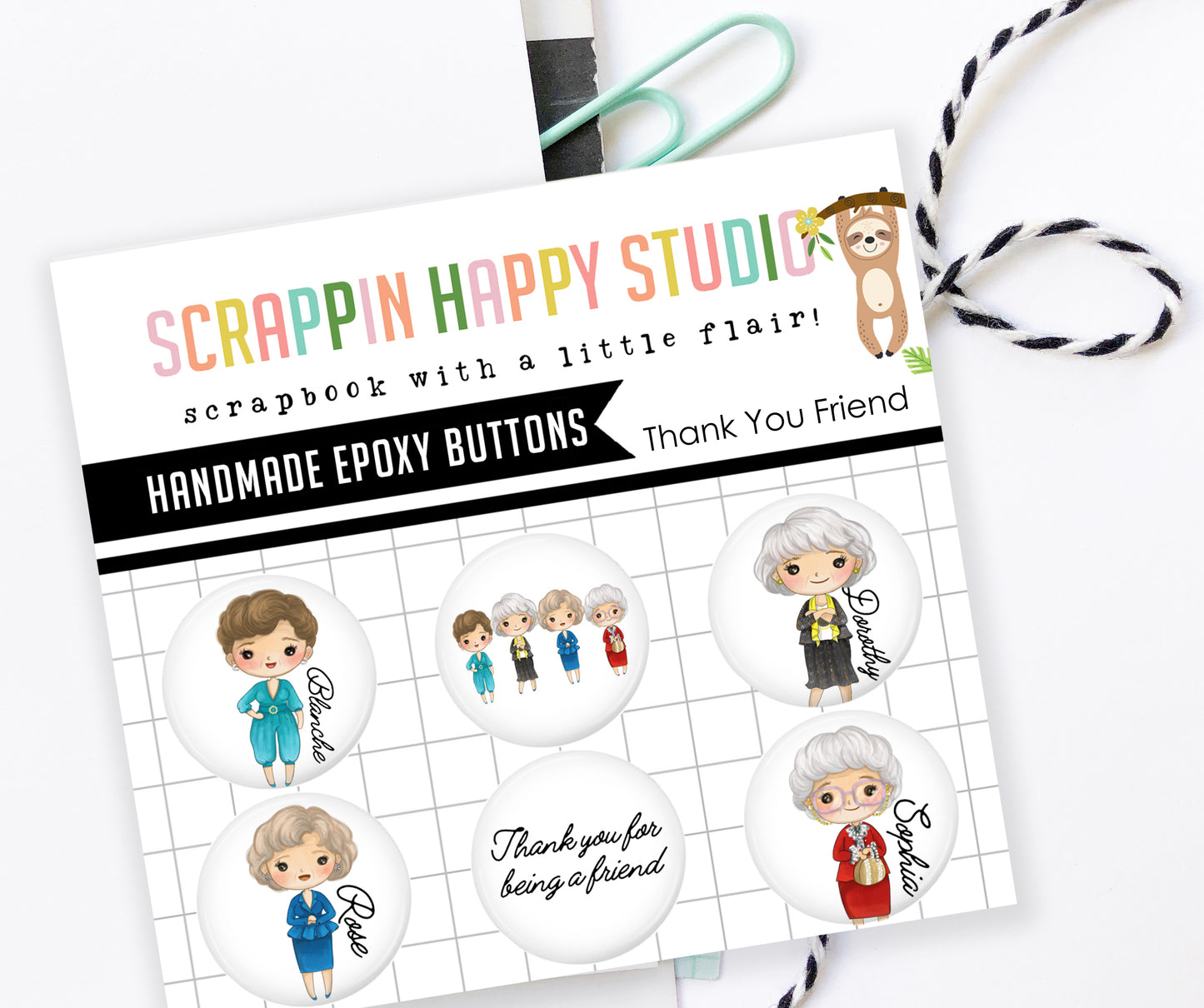 Thank You Friend Epoxy Flair