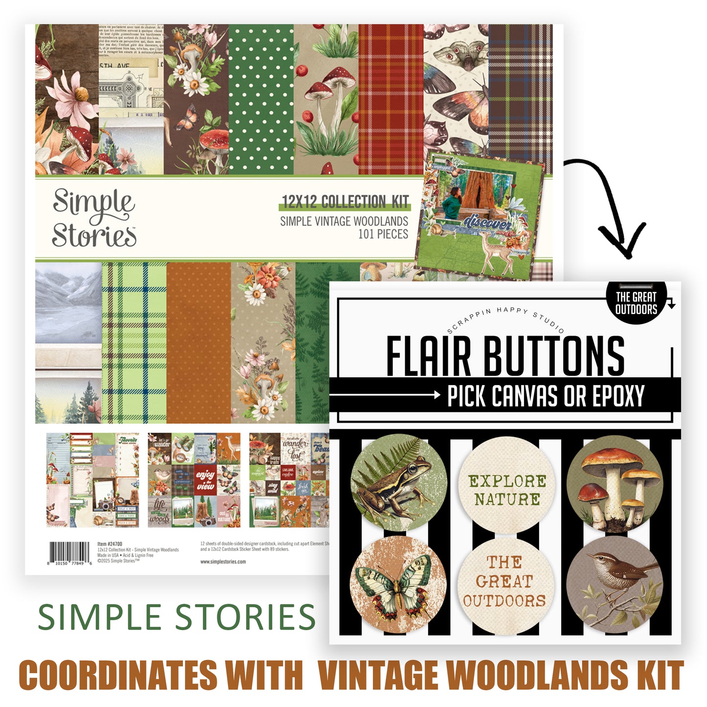 The Great Outdoors Flair Buttons