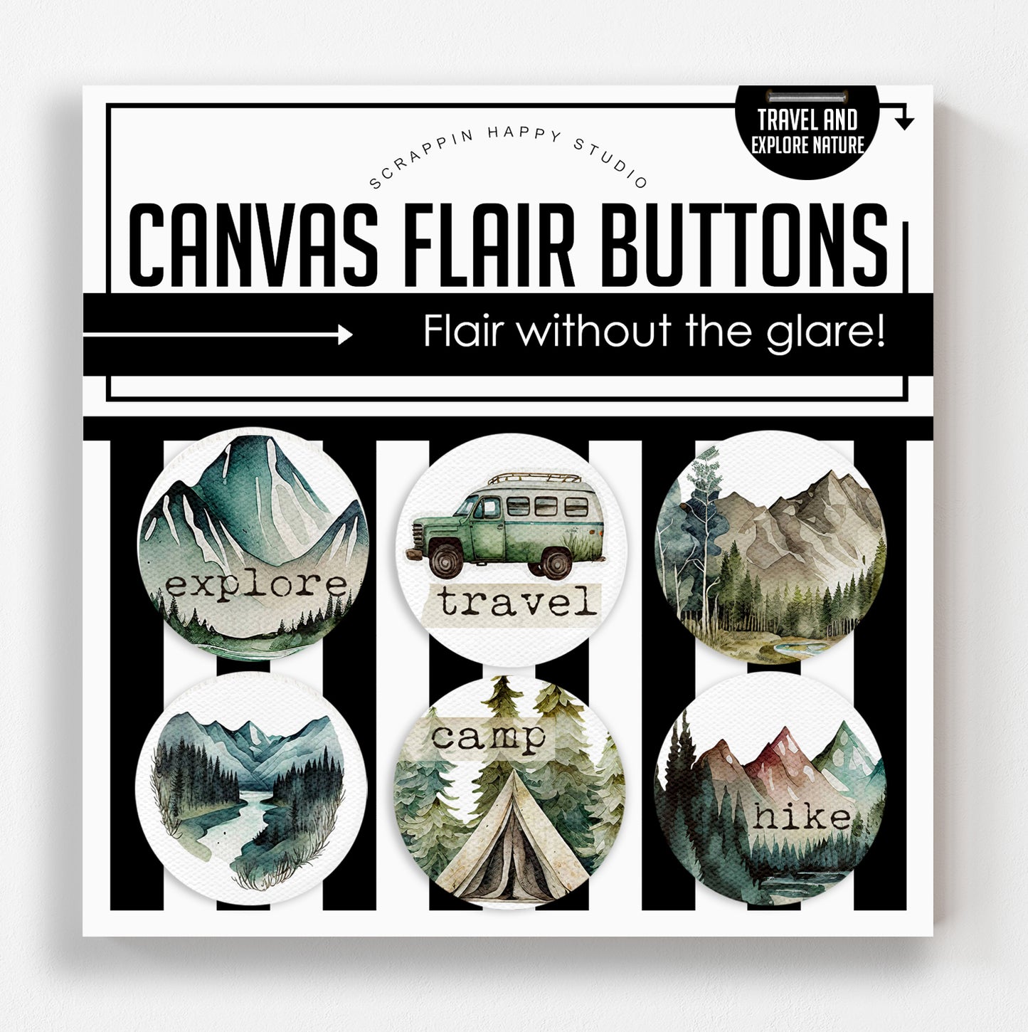 Travel And Explore Nature Canvas Flair