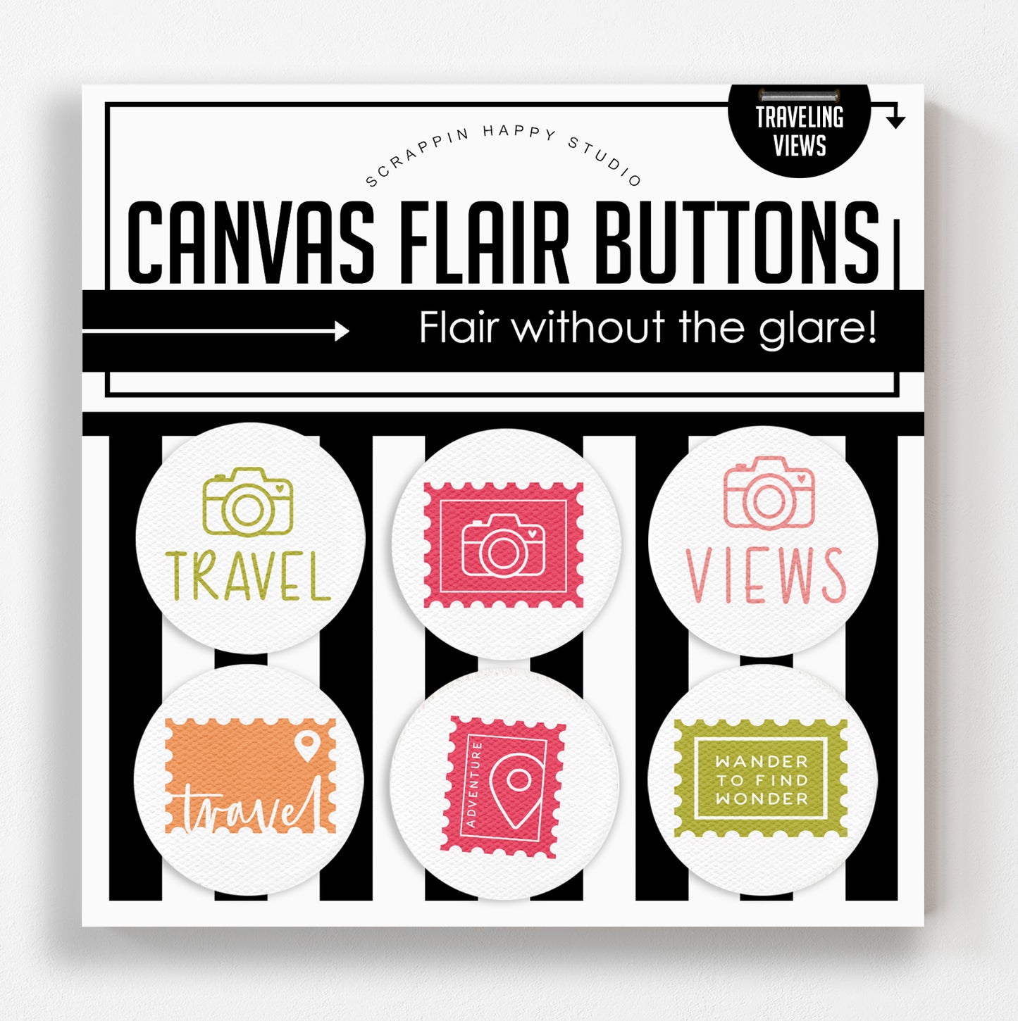 Traveling Views Canvas Flair
