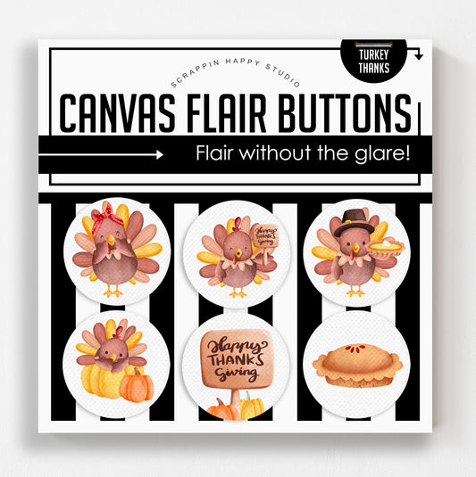 Turkey Thanks Canvas Flair