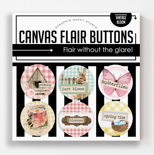 Vintage Bloom Canvas Flair
