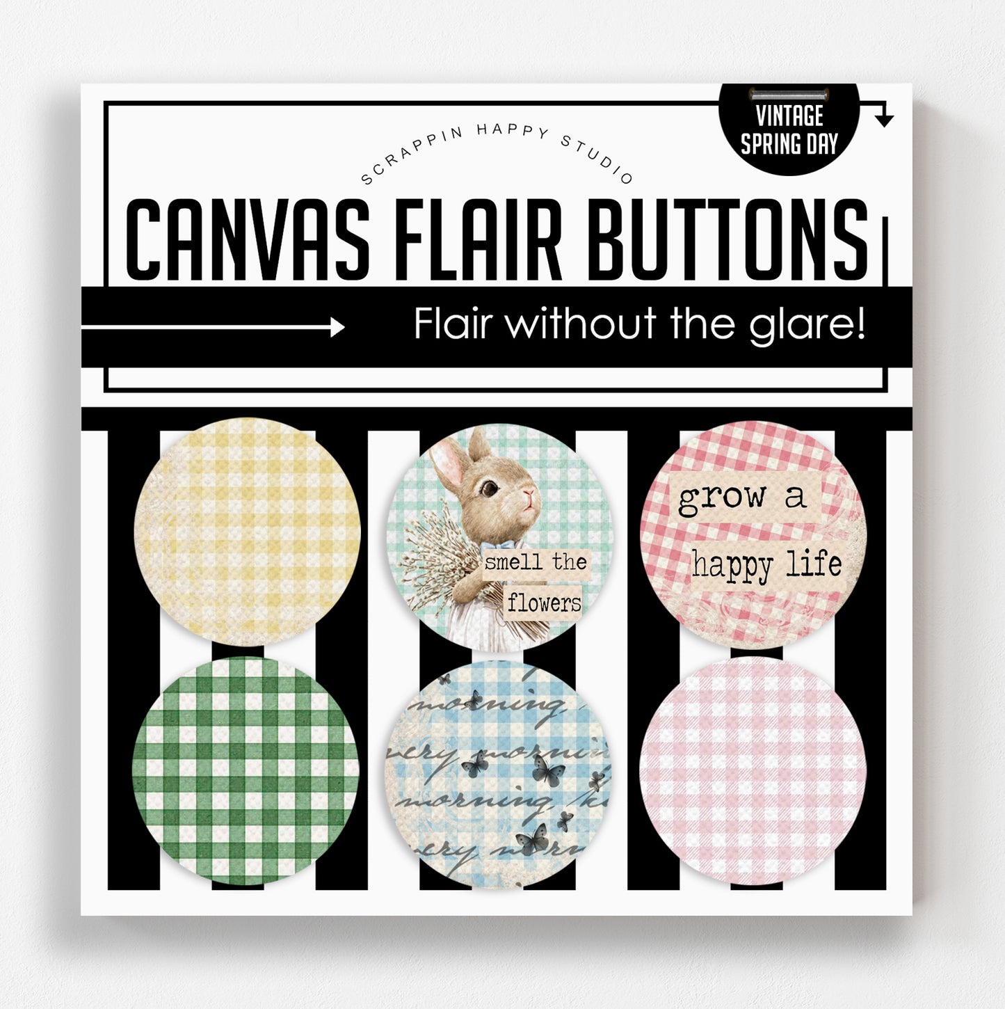 Vintage Spring Day Canvas Flair