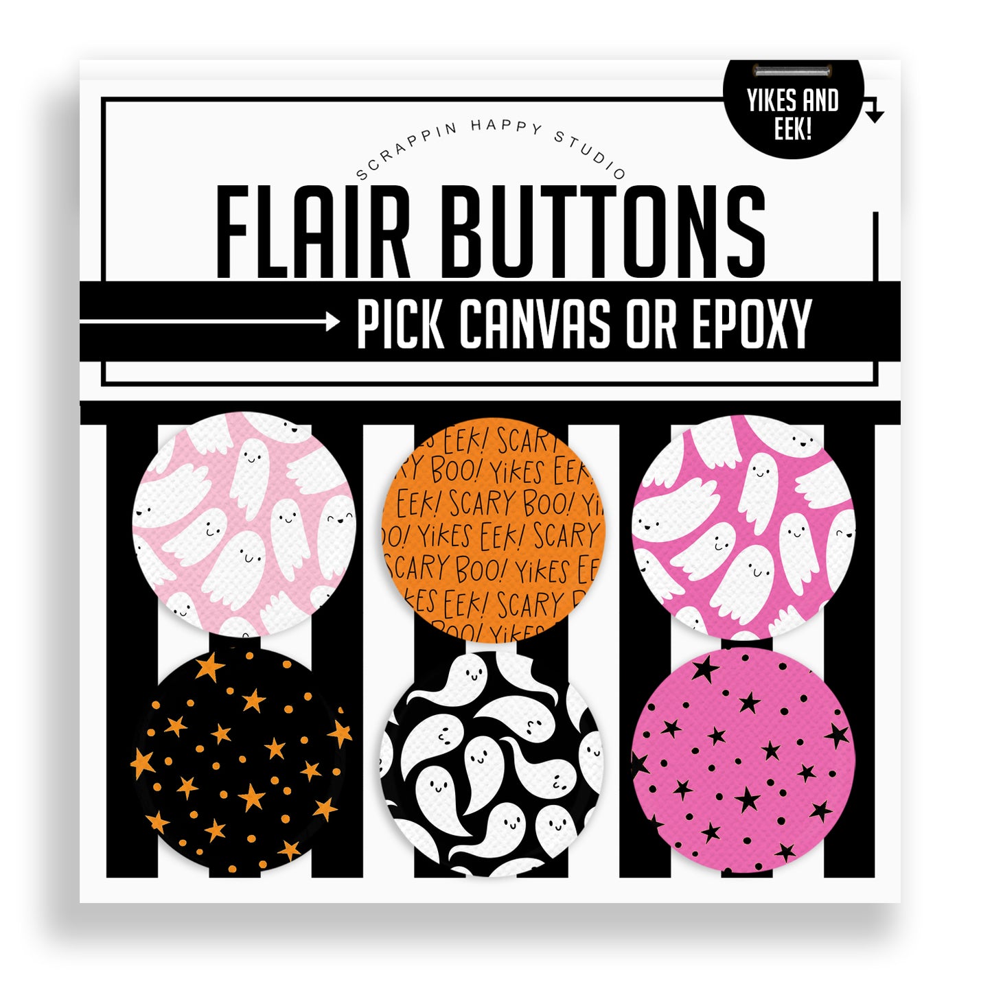 Yikes And Eek Flair Buttons