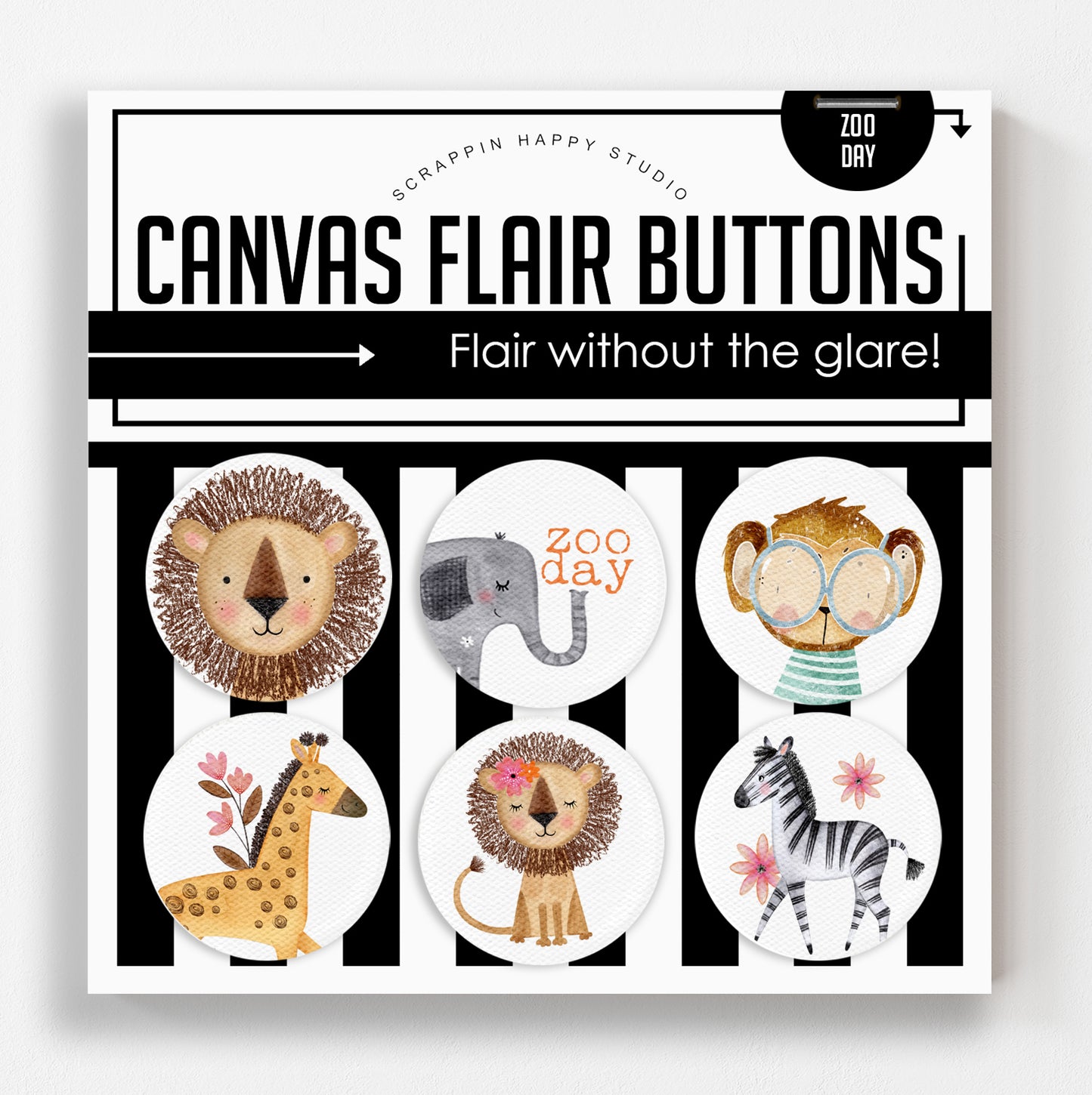 Zoo Day Canvas Flair
